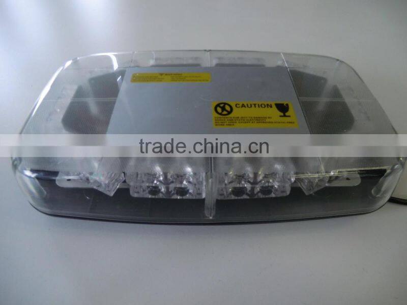 LED warning light bar, Auto MiNi LED light bar , LED emergency light bar(SR-MIB-117G), 0.75W per LED by 40 PCs LED. W Magnet