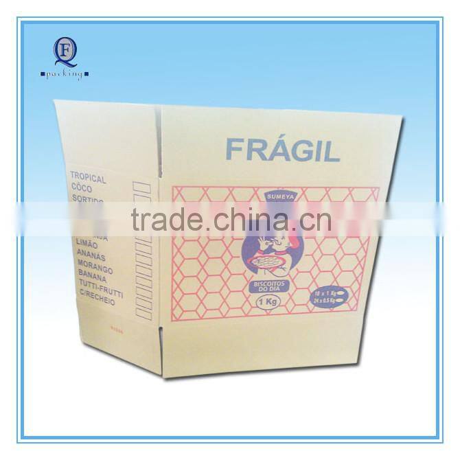 Cheap price fruit packing carton for fresh pineapple