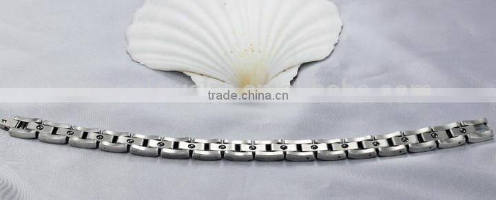 KSTONE 2015 Classic Style 316L Stainless Steel Magnetic Energy Bracelet for Men
