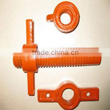 Galvanized Scaffolding Base Jack 120*120mm