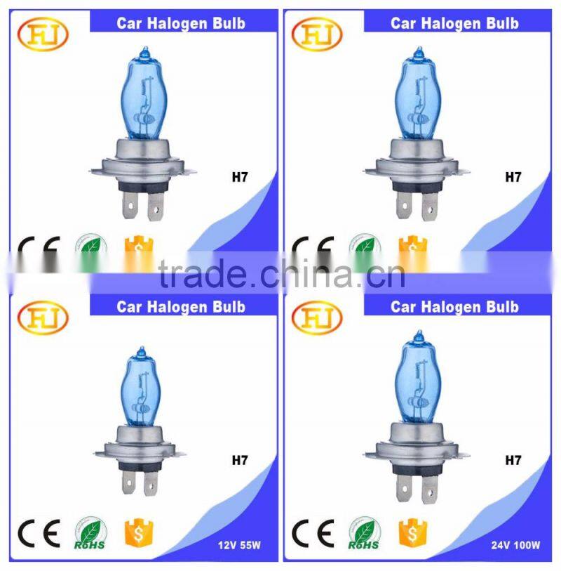 12v 100w halogen bulb xenon h7 for 12v motor 100w