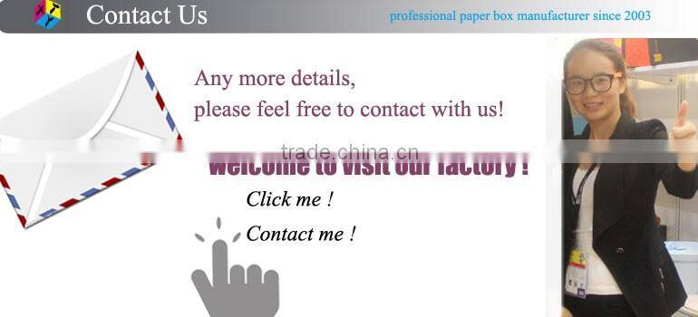 rectangle cardboard paper folding gift box