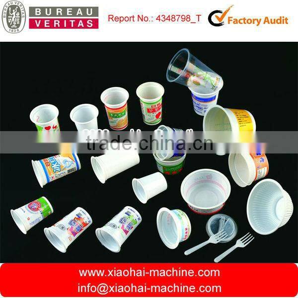 plastic tea cup making machine