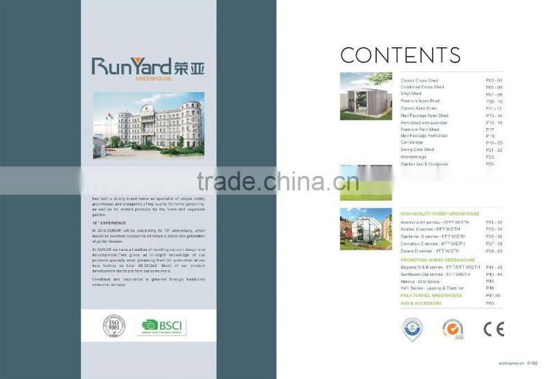 Outside Storage Metal Swing Door Shed