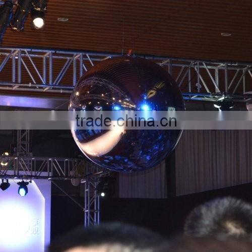 hot sale custom size inflatable disco mirror ball /inflatable siliver decoration mirror balloon For Disco,Stage Decoration