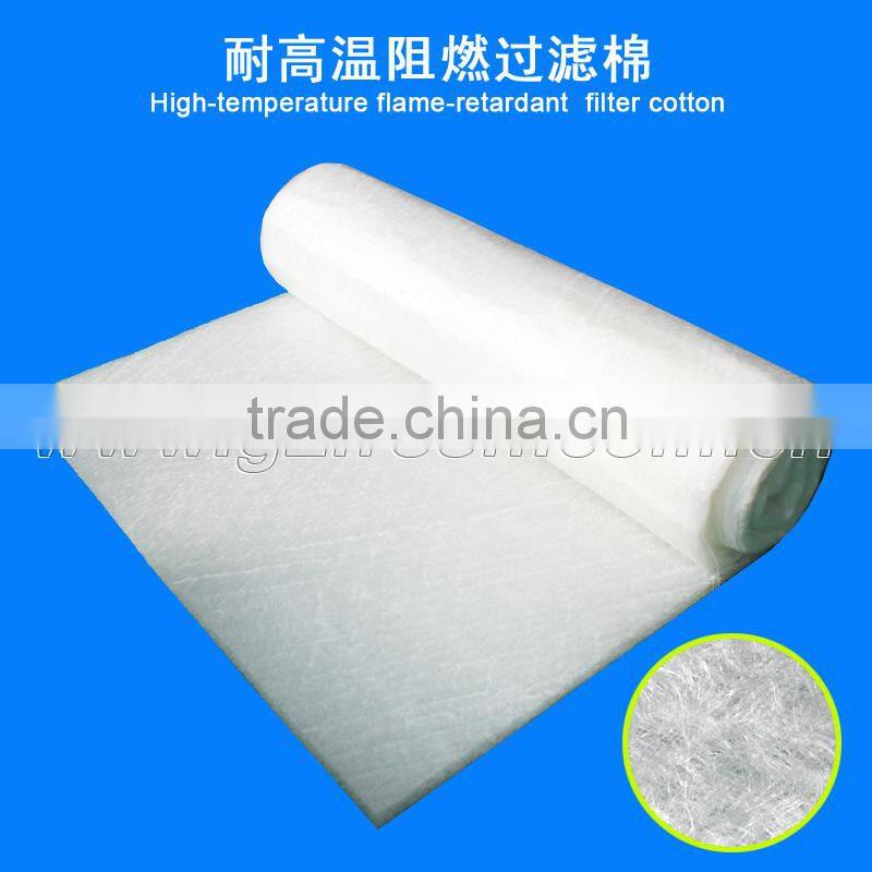 temperature resistance air filter media flame retardant air pre filter cotton