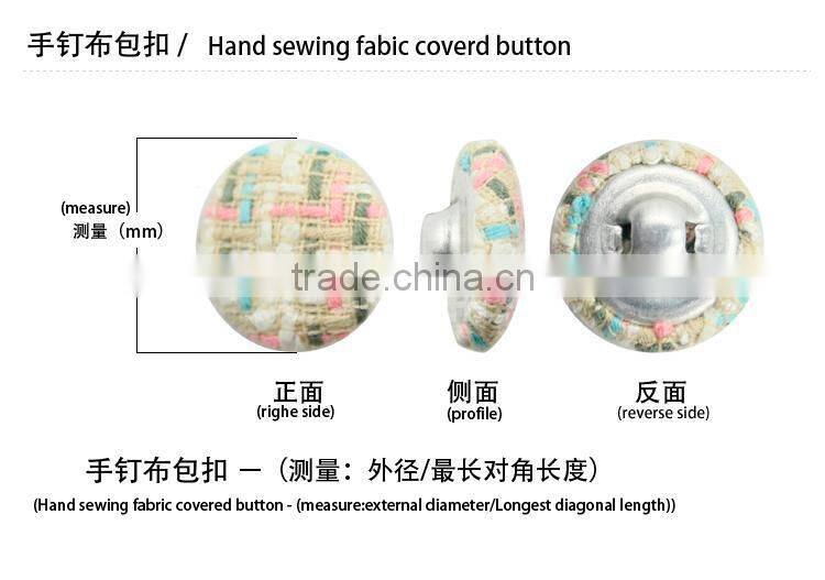 fashion garment accessory cloth covered button machine