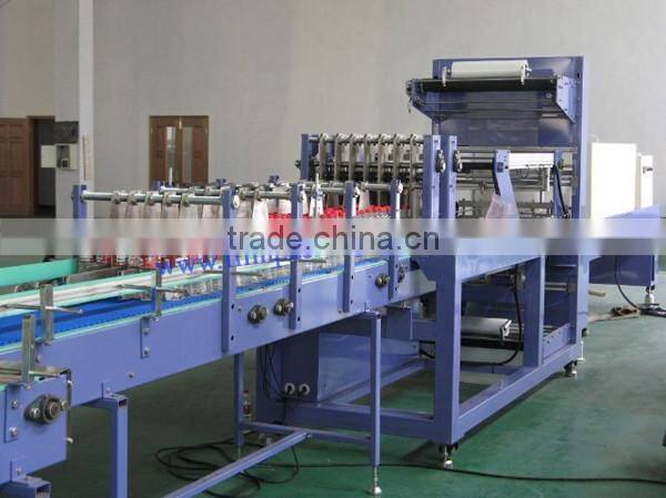 shrink packing machine sealing part and heat tunnel use for packing bottles