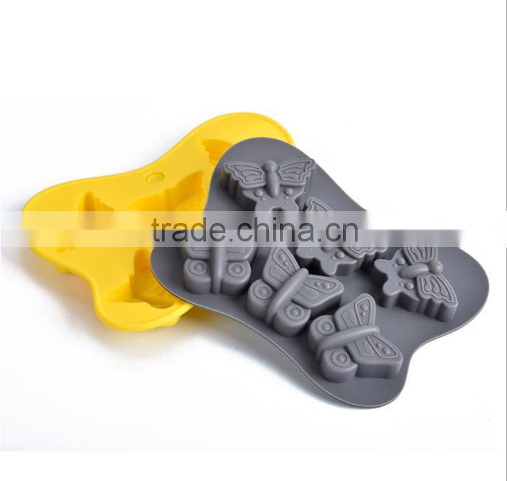 Animal silicone ice cube tray mini butterfly shaped ice maker