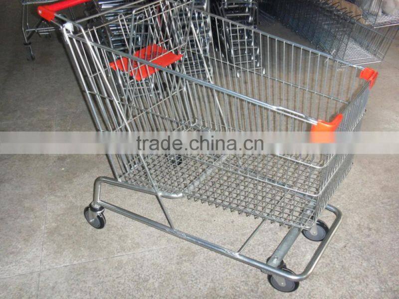Factory price shopping trolley with seat