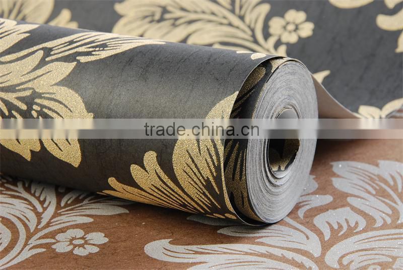 Interior design cheap modern non woven korean wallpaper