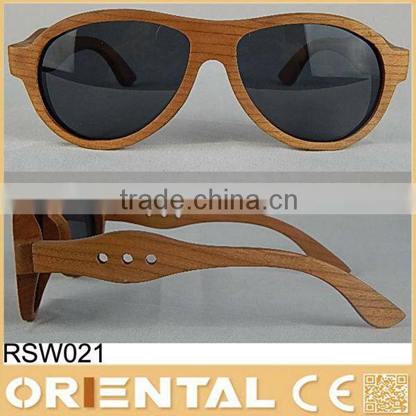 red bamboo sunglasses