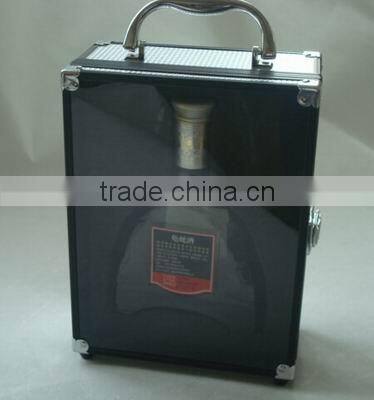 Aluminum design wine box,acrylic new wine case,wine gift box