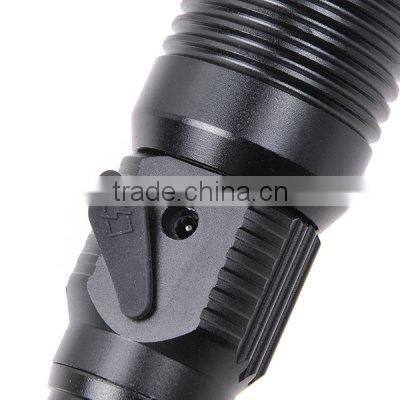 aluminium dimmable zoomable 300 lumen led flashlight torch