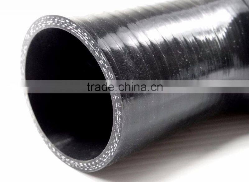 4'' 102mm high temperature reinforced automotive black elbow 90 degree silicone