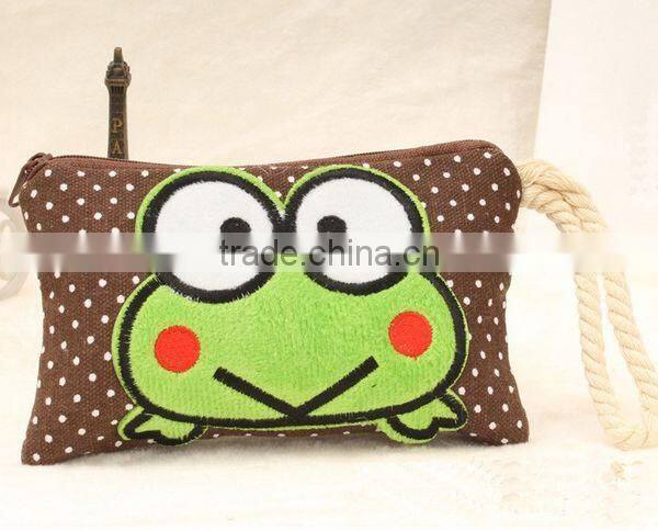 Lovely Dot The Frog Fabrics Woman Coin Wallet Wholesale ZTCW-0014