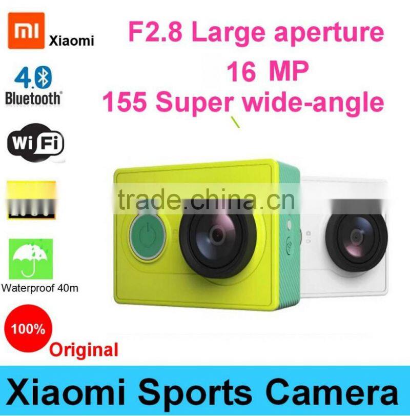 2015 Original Xiaomi Yi Action Sport Camera Xiaom yi Smart Camera 16MP 1920x1080p 1010mAh WIFI Bluetooth 4.0