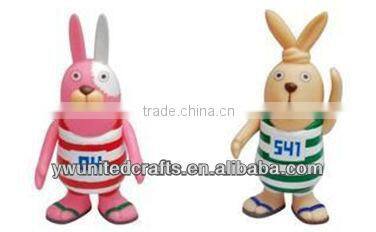 Fashion&Cute lovely prison rabit vinyl toy