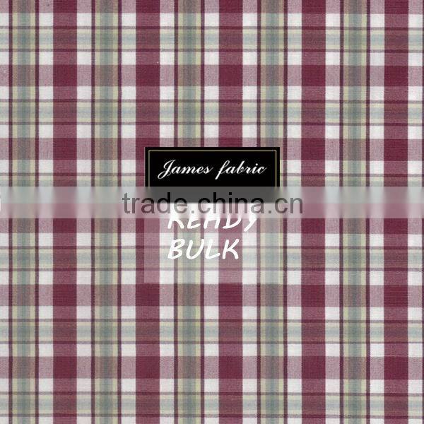 James High Quality 100% Cotton Yarn Dyed Carbon Peaching Colorful Check/Plaid/Stripe Autumn & Winter Shirting Fabric series one