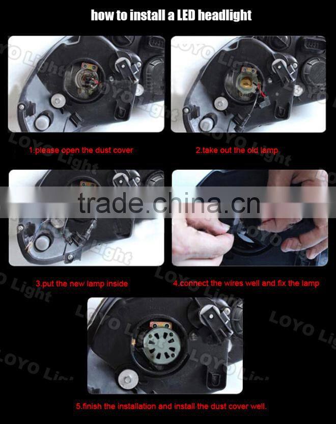 2016 30W 3000LM LED Headlamps H7 H8 H9 H11 9004 9005 9006 6000K White Bulbs