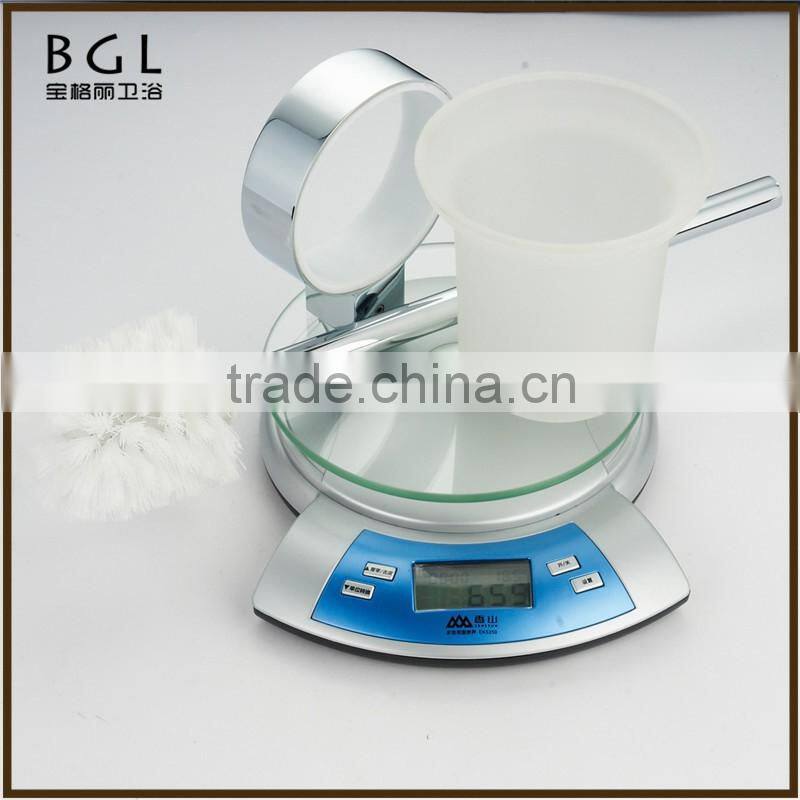 manufactory zine alloy sliver bathroom accessories most friendly toiet brush holder