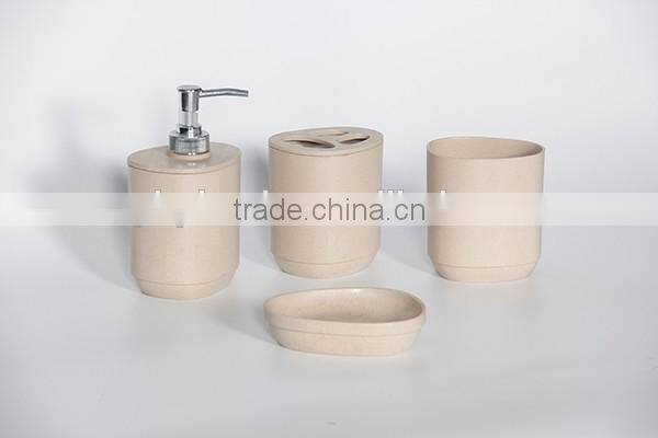 Wheat-straw eco-friendly bathroom sanitary set