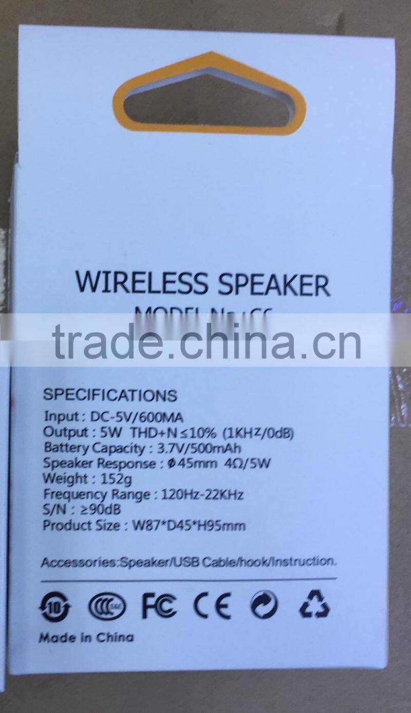 Outdoor Sport Car Portable Waterproof Shockproof Wireless Bluetooth Speaker C6