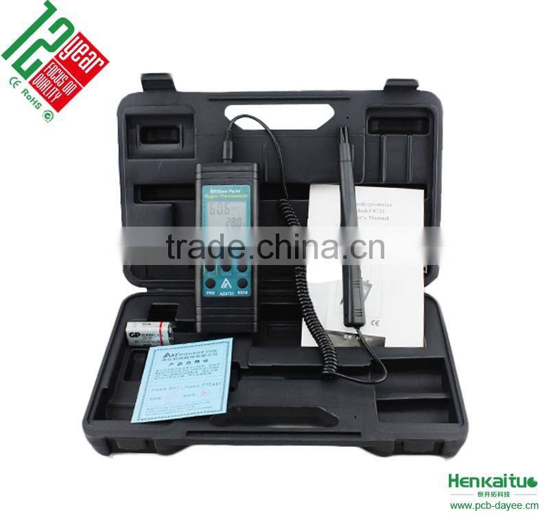 AZ 8723 Indoor Hygrometer 0%~100%RH Humidity Gauge Remote Probe Thermo Hygrometer Digital Display