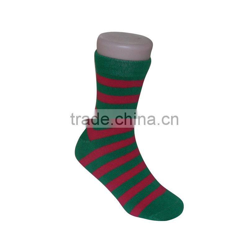 GSC-33 Hot sale high quality yellow striped design customized school bamboo socks
