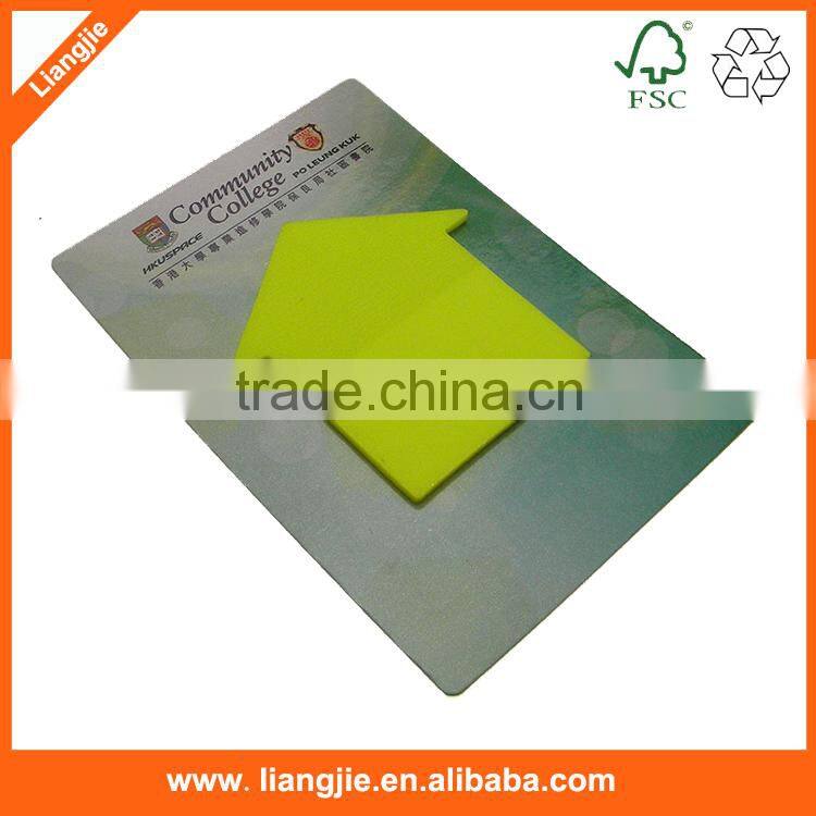 arrow plastic sticky note,transparent writing sticky pad