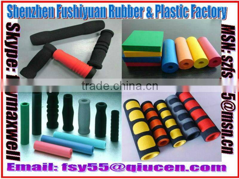 Colorful Foam Rubber Tubing / Factory Customize Various Dense Foam Rubber Product / High Density Foam Rubber Product Factory