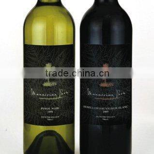 wine label design