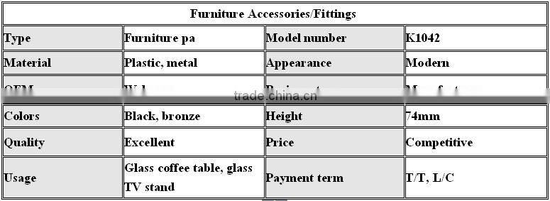 Aluminum alloy decorative table leg