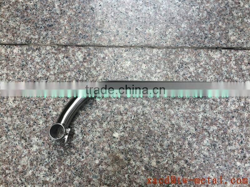 Titanium bike seat post customize kinds of size seat post with handing brush finished Made XACD bending Ti seat post