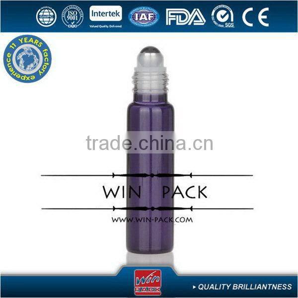 Modern hot sale 50ml clear roll on perfume glass bottle
