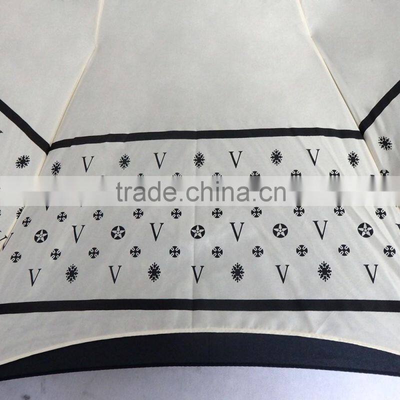 23inch long handle windproof double layers umbrella