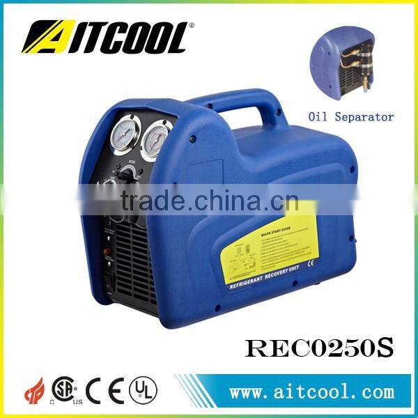 Hot sale portable single cylinder refrigerant recovery machine with oil separator RECO250S