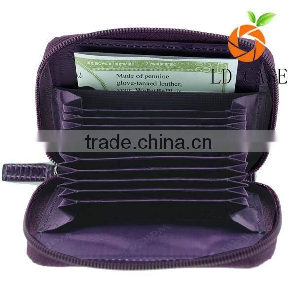 rfid blocking lady crocodile wallet high quality softest leather