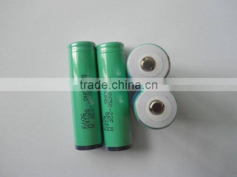 protected samsung 18650 2200mAh ICR18650-22FM 3.7V li-ion battery protection