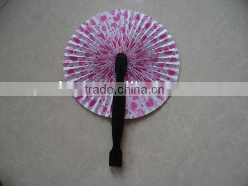 chinese plastic hand fan for party accessory