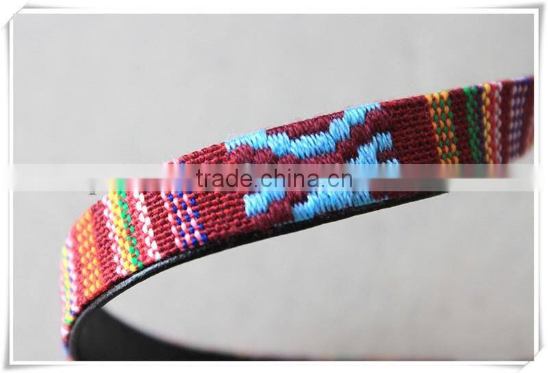Wholesale 1CM width colorful ethnic embroidery bags tape