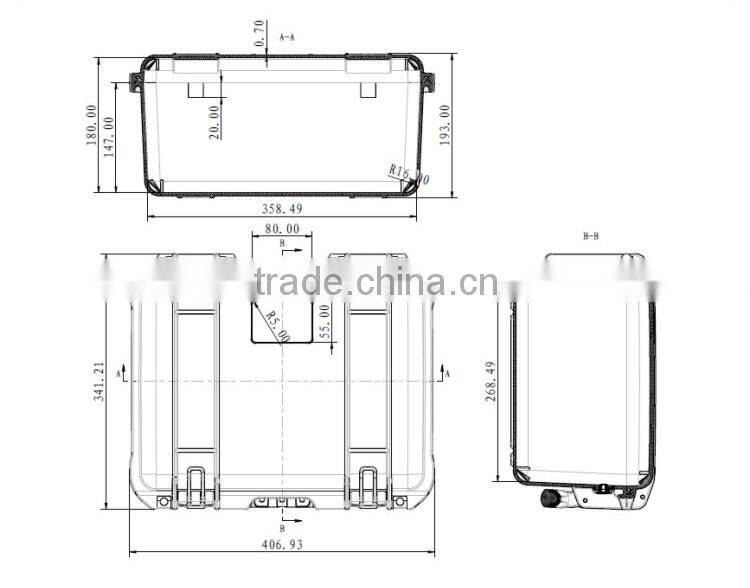 Good price hard plastic tool storage case with high quality