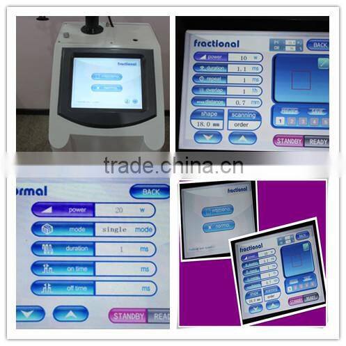 2016 new professional Glass RF pipe 10600nm co2 laser 40w co2 fractional laser beauty device