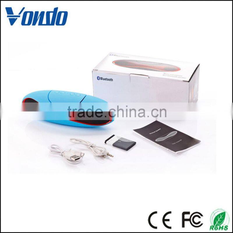 Vondo Hot Selling Stereo Rugby Bluetooth Speaker With Fm Radio,Mini Rugby Speaker Outdoor Bluetooth Speaker