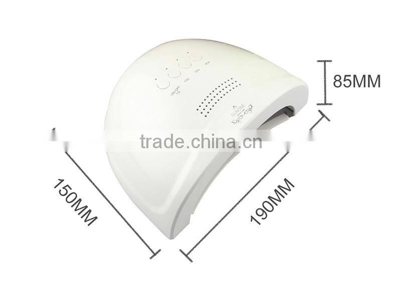 Professional nail art salon use 24W 48W sensor gel nail curing lamp