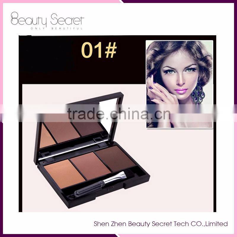 Brow Palette Eyebrow Powder with Brush eyebrow extension kit
