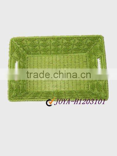 straw basket with handles