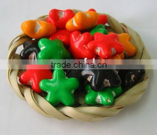 HACCP&ISO top quality colorful sweet chocolate food button confectionery in Korean