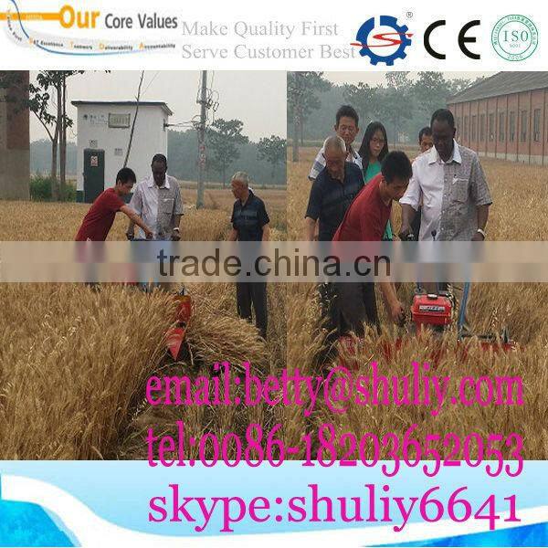 High efficiency rice reaper machine/rice harvester with low price for sale
