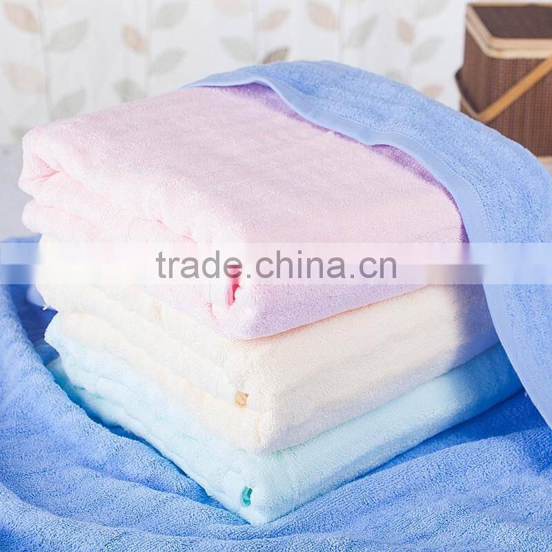 Bath towel 100% cotton 70*140cm large bath towel with low price